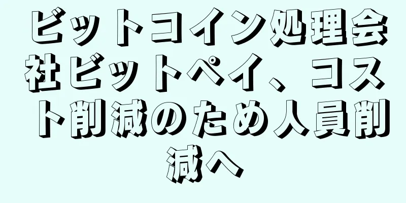 ビットコイン処理会社ビットペイ、コスト削減のため人員削減へ