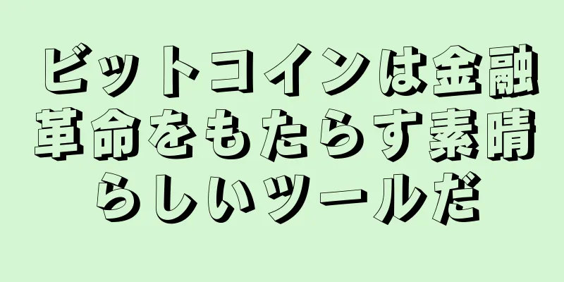 ビットコインは金融革命をもたらす素晴らしいツールだ