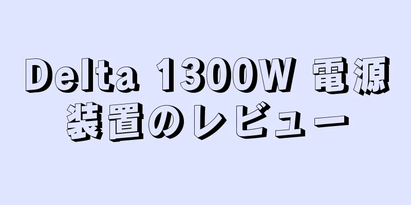 Delta 1300W 電源装置のレビュー