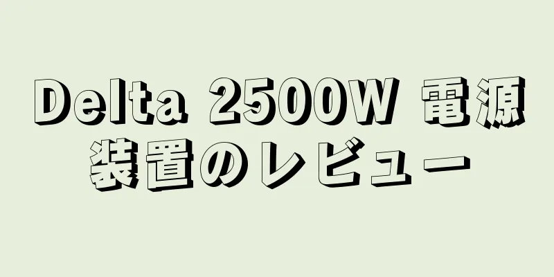 Delta 2500W 電源装置のレビュー