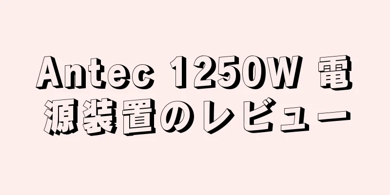 Antec 1250W 電源装置のレビュー